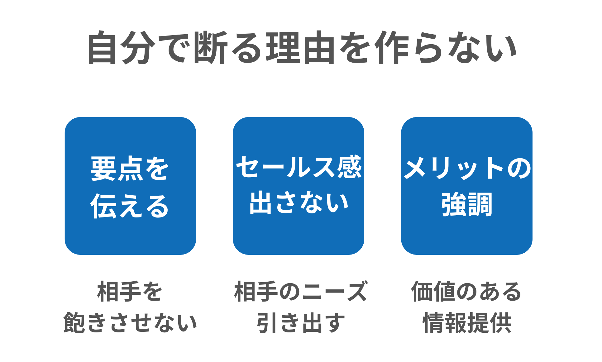 断る理由を作らない